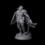 Brave Warrior Miniature for Dungeons and Dragons, Pathfinder or other TTRPGs