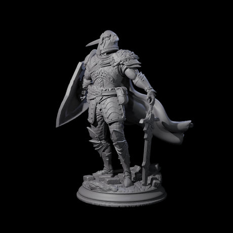 Brave Warrior Miniature for Dungeons and Dragons, Pathfinder or other TTRPGs