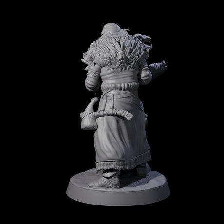 Brave Woodland Barbarian A Miniature for Dungeons and Dragons, Pathfinder or other TTRPGs