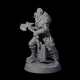 Brave Woodland Barbarian A Miniature for Dungeons and Dragons, Pathfinder or other TTRPGs