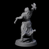 Brave Woodland Barbarian B Miniature for Dungeons and Dragons, Pathfinder or other TTRPGs