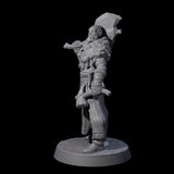 Brave Woodland Barbarian C Miniature for Dungeons and Dragons, Pathfinder or other TTRPGs