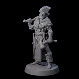 Brave Woodland Barbarian C Miniature for Dungeons and Dragons, Pathfinder or other TTRPGs