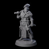 Brave Woodland Barbarian C Miniature for Dungeons and Dragons, Pathfinder or other TTRPGs