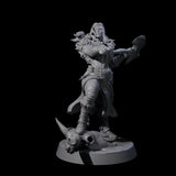 Brave Woodland Barbarian D Miniature for Dungeons and Dragons, Pathfinder or other TTRPGs