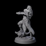 Brave Woodland Barbarian D Miniature for Dungeons and Dragons, Pathfinder or other TTRPGs