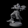 Brave Woodland Barbarian D Miniature for Dungeons and Dragons, Pathfinder or other TTRPGs
