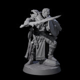 Brave Woodland Barbarian E Miniature for Dungeons and Dragons, Pathfinder or other TTRPGs