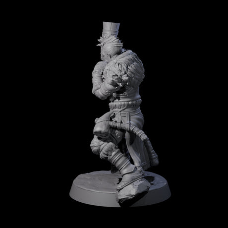 Brave Woodland Barbarian F Miniature for Dungeons and Dragons, Pathfinder or other TTRPGs