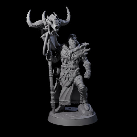 Brave Woodland Barbarian G Miniature for Dungeons and Dragons, Pathfinder or other TTRPGs