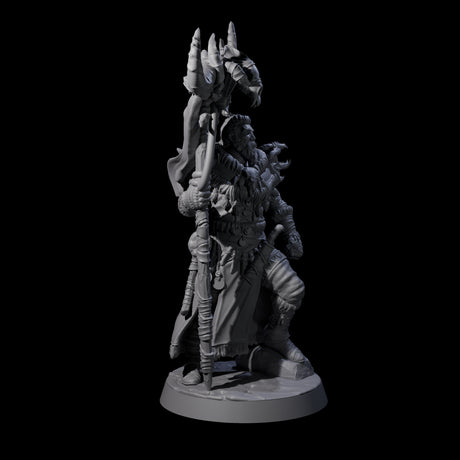 Brave Woodland Barbarian G Miniature for Dungeons and Dragons, Pathfinder or other TTRPGs