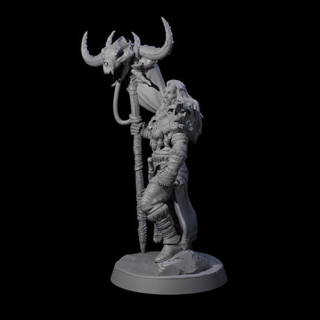 Brave Woodland Barbarian G Miniature for Dungeons and Dragons, Pathfinder or other TTRPGs