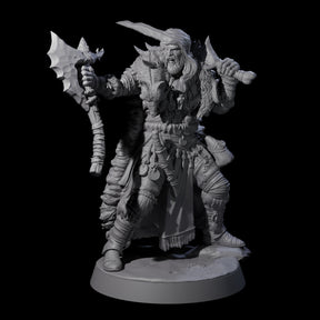 Brave Woodland Barbarian H Miniature for Dungeons and Dragons, Pathfinder or other TTRPGs