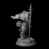 Brave Young Dragonborn Scout Miniature for Dungeons and Dragons, Pathfinder or other TTRPGs
