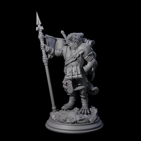 Brave Young Dragonborn Scout Miniature for Dungeons and Dragons, Pathfinder or other TTRPGs