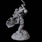 Brewing Alchemist Miniature for Dungeons and Dragons, Pathfinder or other TTRPGs