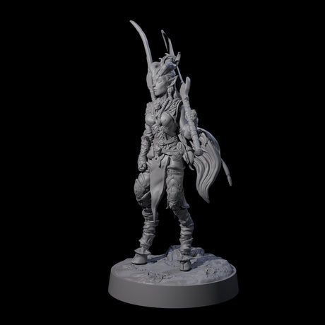 Briallyn - Glavied Satyr Hunter Miniature for Dungeons and Dragons, Pathfinder or other TTRPGs
