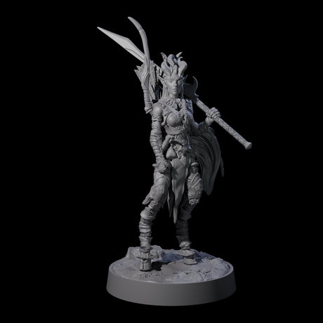 Briallyn - Glavied Satyr Hunter Miniature for Dungeons and Dragons, Pathfinder or other TTRPGs