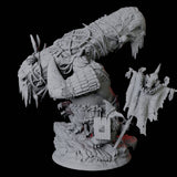 Bruising Dohwar Barbarian Miniature for Dungeons and Dragons, Pathfinder or other TTRPGs