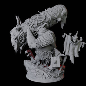 Bruising Dohwar Barbarian Miniature for Dungeons and Dragons, Pathfinder or other TTRPGs