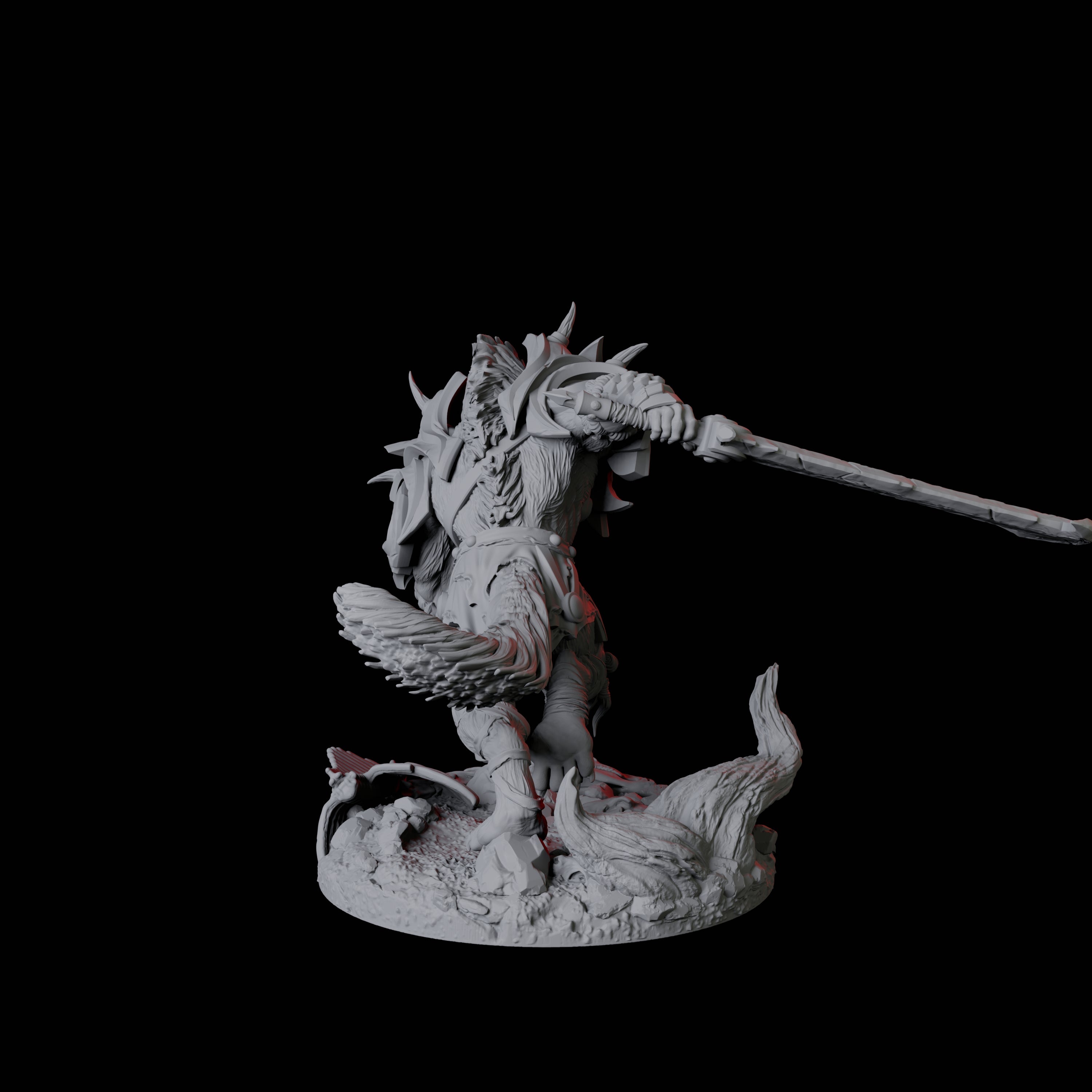 Bruising Gnoll Brute D Miniature for Dungeons and Dragons, Pathfinder or other TTRPGs