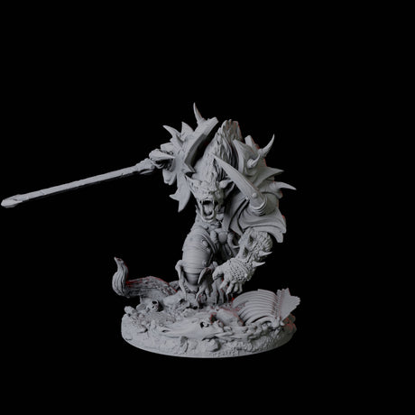 Bruising Gnoll Brute D Miniature for Dungeons and Dragons, Pathfinder or other TTRPGs