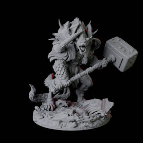 Bruising Gnoll Brute E Miniature for Dungeons and Dragons, Pathfinder or other TTRPGs