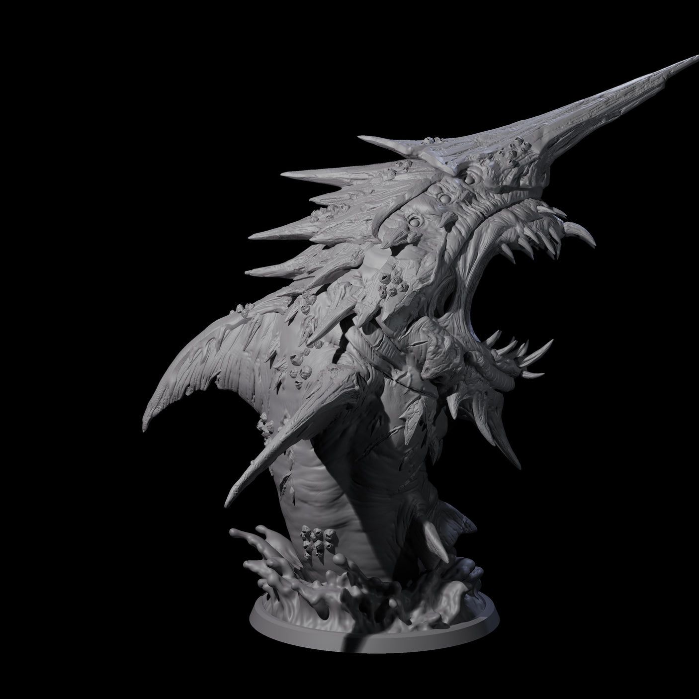 Brutal Morkoth Miniature for Dungeons and Dragons, Pathfinder or other TTRPGs