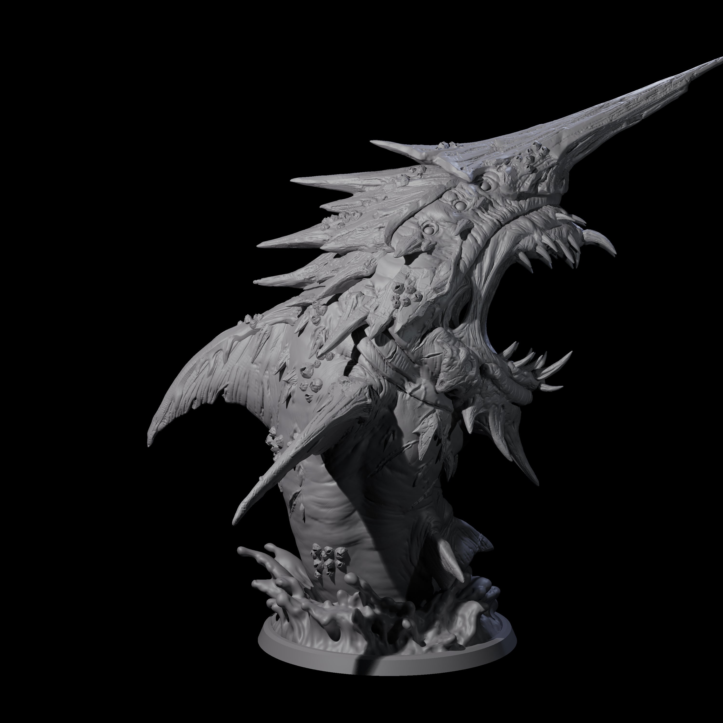 Brutal Morkoth Miniature for Dungeons and Dragons, Pathfinder or other TTRPGs