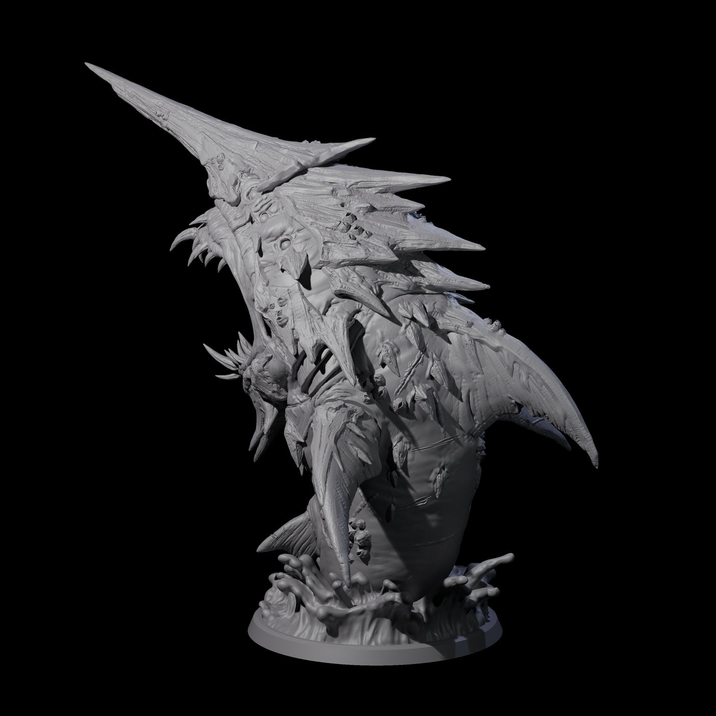 Brutal Morkoth Miniature for Dungeons and Dragons, Pathfinder or other TTRPGs