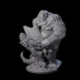 Brutal Ogre Brute Miniature for Dungeons and Dragons, Pathfinder or other TTRPGs
