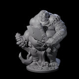 Brutal Ogre Brute Miniature for Dungeons and Dragons, Pathfinder or other TTRPGs