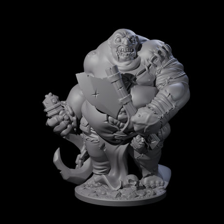 Brutal Ogre Brute Miniature for Dungeons and Dragons, Pathfinder or other TTRPGs