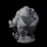 Brutal Ogre Brute Miniature for Dungeons and Dragons, Pathfinder or other TTRPGs