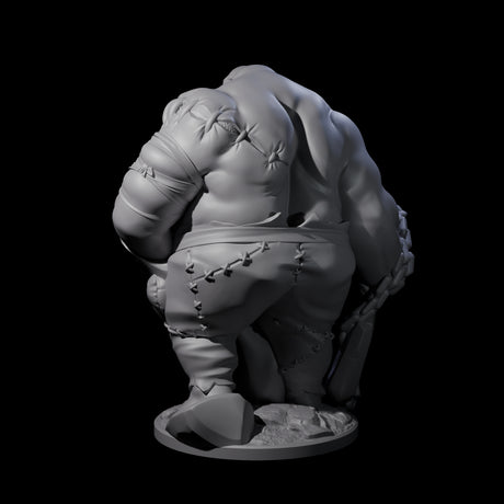 Brutal Ogre Brute Miniature for Dungeons and Dragons, Pathfinder or other TTRPGs