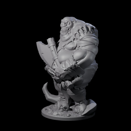 Brutal Ogre Brute Miniature for Dungeons and Dragons, Pathfinder or other TTRPGs