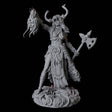 Brutal Viking Shield Maiden Miniature for Dungeons and Dragons, Pathfinder or other TTRPGs