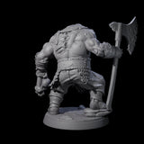 Brutal Zombie Executioner Miniature for Dungeons and Dragons, Pathfinder or other TTRPGs