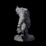 Brutal Zombie Executioner Miniature for Dungeons and Dragons, Pathfinder or other TTRPGs