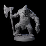 Brutal Zombie Executioner Miniature for Dungeons and Dragons, Pathfinder or other TTRPGs