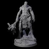 Brutish Hill Giant Warrior Miniature for Dungeons and Dragons, Pathfinder or other TTRPGs