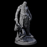 Brutish Hill Giant Warrior Miniature for Dungeons and Dragons, Pathfinder or other TTRPGs