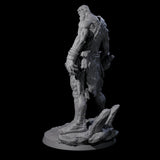 Brutish Hill Giant Warrior Miniature for Dungeons and Dragons, Pathfinder or other TTRPGs