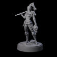 Brynna - Orc Hunter Miniature for Dungeons and Dragons, Pathfinder or other TTRPGs