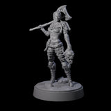 Brynna - Orc Hunter Miniature for Dungeons and Dragons, Pathfinder or other TTRPGs