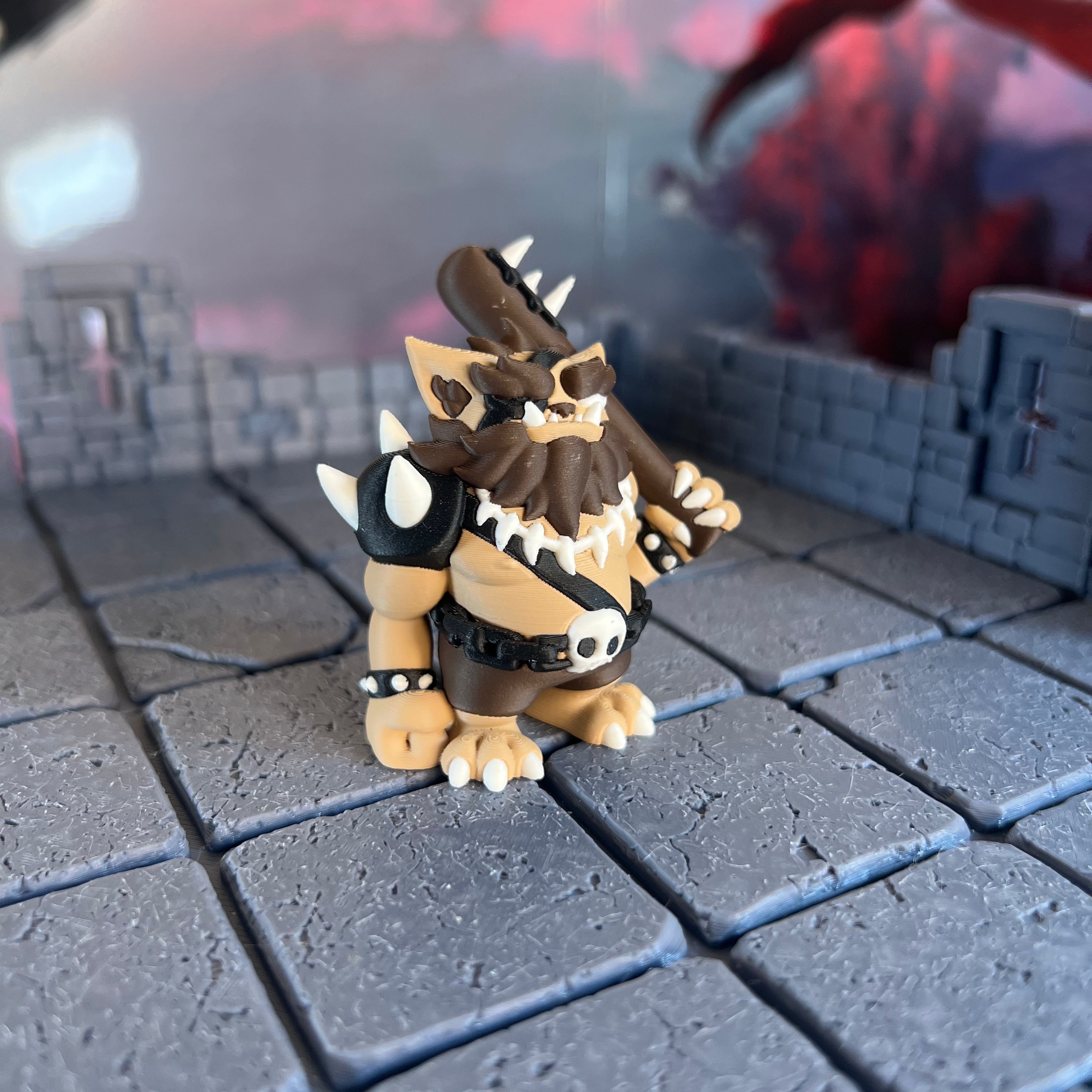 Bugbear Pair Multicolour Table Ready Miniatures Miniature for Dungeons and Dragons, Pathfinder or other TTRPGs