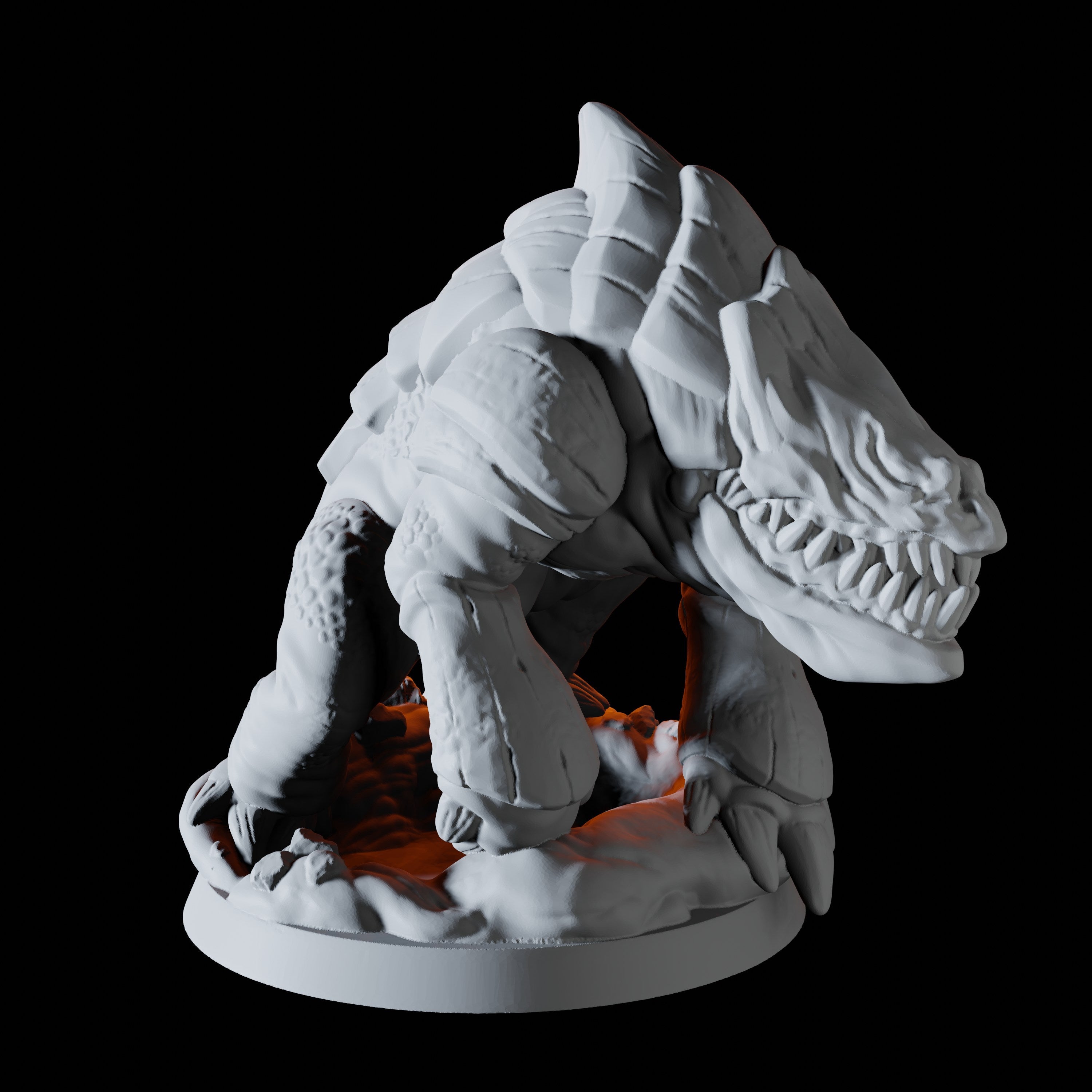 Bulette Miniature for Dungeons and Dragons - Myth Forged