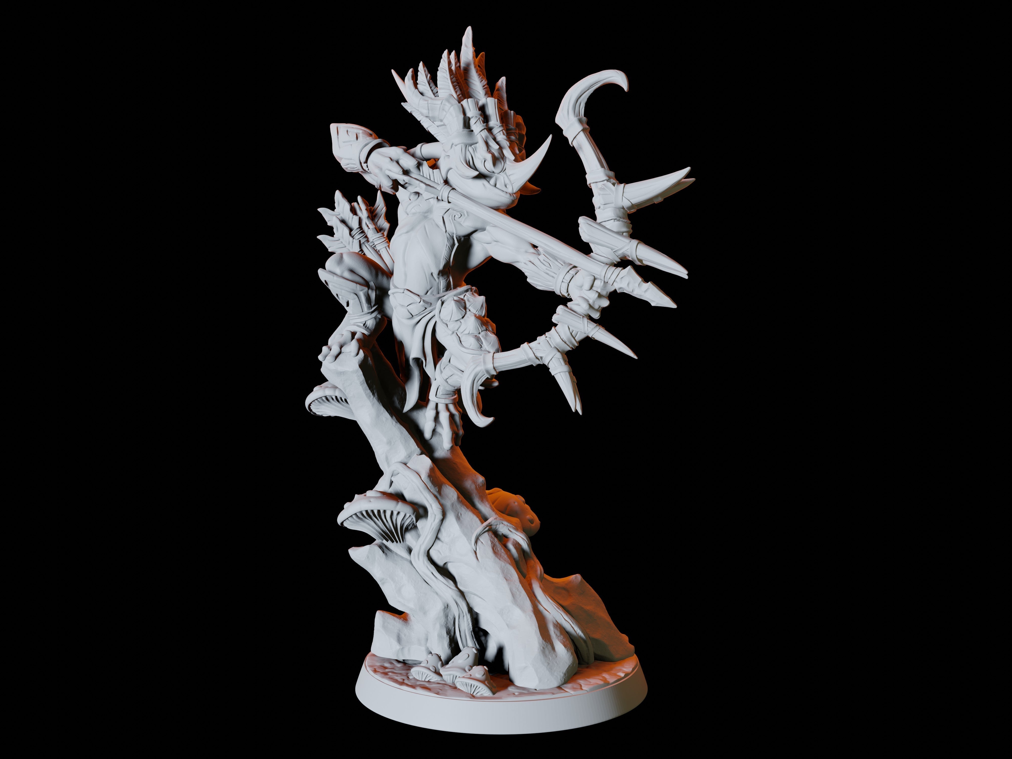 Bullywug Archer Miniature for Dungeons and Dragons - Myth Forged