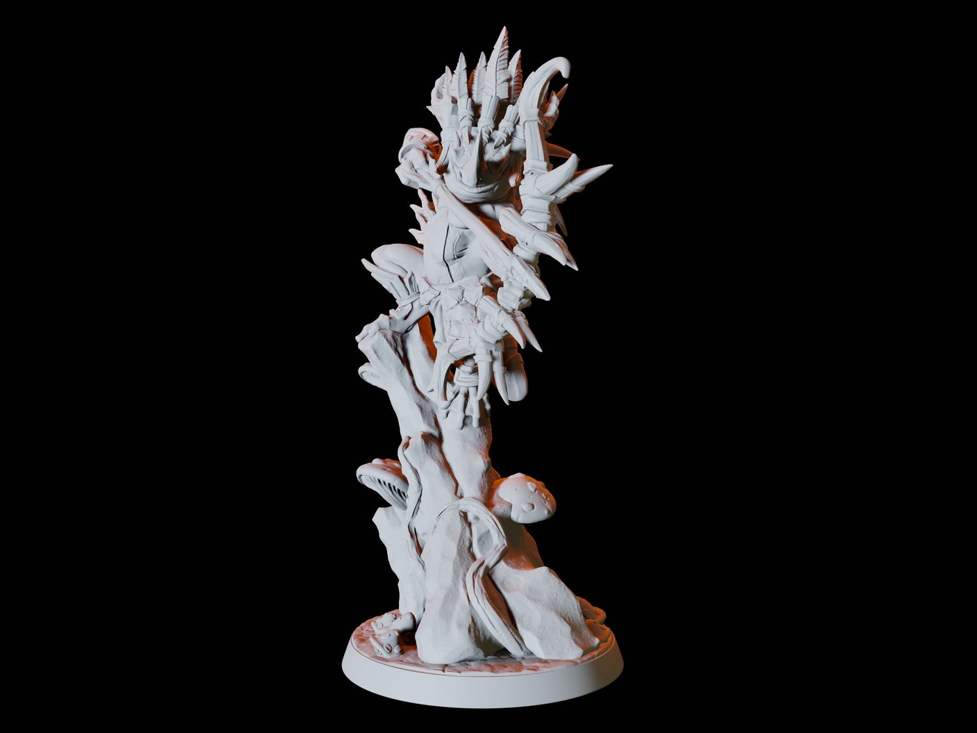 Bullywug Archer Miniature for Dungeons and Dragons, Pathfinder or other TTRPGs