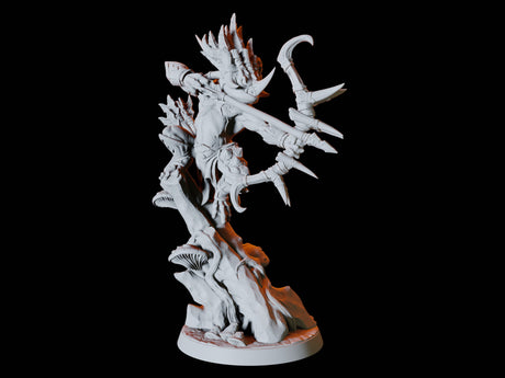 Bullywug Archer Miniature for Dungeons and Dragons, Pathfinder or other TTRPGs